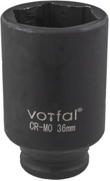 Kraft Schlagschraubernuss  1/2" Stecknuss Lang 8 - 41 mm  6-Kant CR-MO