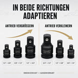 6-tlg. Schlagschrauber Impact Adapter Set adapter