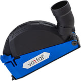 Dust extraction hood for angle grinder 125 mm dust protection for cutting extraction