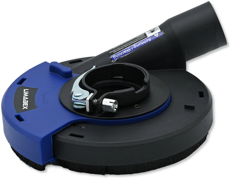 Absaughaube für Winkelschleifer 125 mm mit Federung und Bürstenkranz