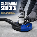 Absaughaube Winkelschleifer Bürstenkranz Universal Adapterringe PRO Staubarm schleifen