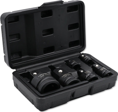 Kraft Stecknuss Adapter 6tlg Schlagschrauber Nüsse Reduzierung 1/2"3/4"1/4"3/8"