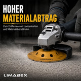 Diamant Schleiftopf 125mm Beton Estrich Naturstein Kleberreste Topfscheibe materialabtrag