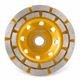 Diamant Schleiftopf 125mm Beton Estrich Naturstein doppelreihig