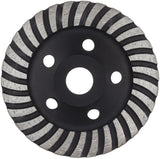 Absaughaube Winkelschleifer + 2 x Diamantschleiftopf 125 mm Turbo Segment