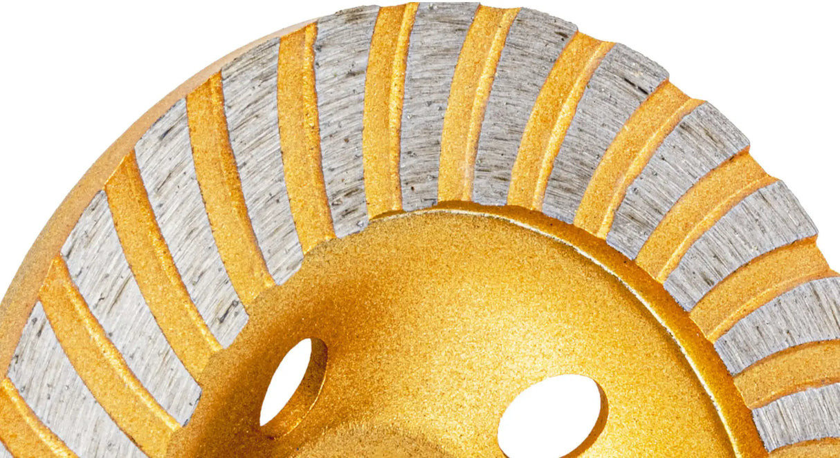 Absaughaube für Winkelschleifer + Diamantschleiftopf 125 Beton Estrich Stein Segment Turbo