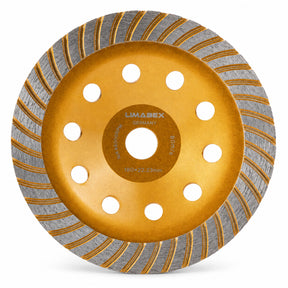 Diamantschleiftopf 180 mm Beton Naturstein Topfscheibe Winkelschleifer Turbo