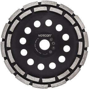 Premium Diamantschleiftopf 180 mm Segment Schleifteller für Beton Estrich Fliesenkleber Topfscheibe