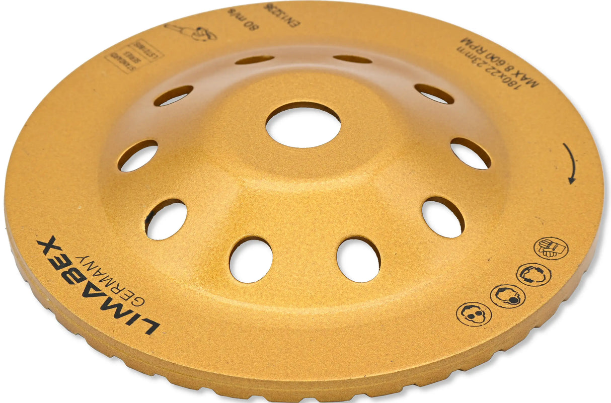 Diamantschleiftopf 180 mm Turbo