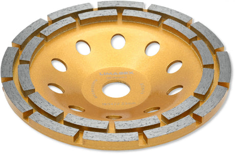 Diamantschleiftopf 180 mm doppelreihig Topfscheibe Beton Estrich