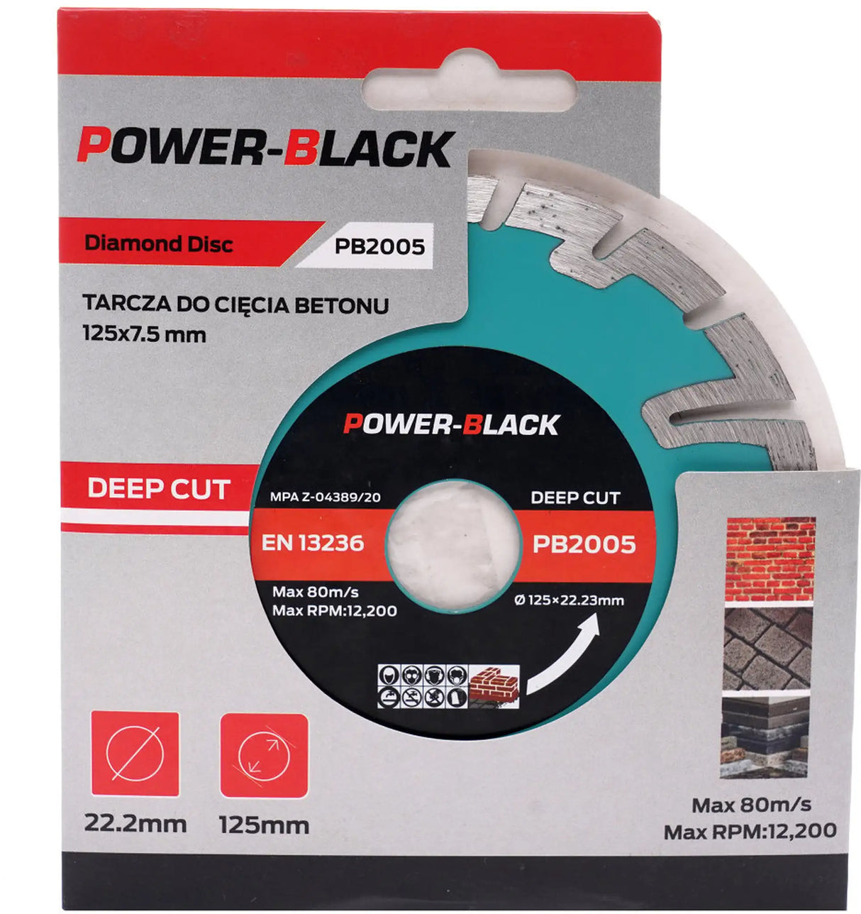 Diamond cutting disc 125 mm concrete diamond cutting discs stone universal