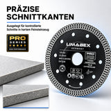 Diamanttrennscheibe 125 mm Feinsteinzeug & Fliesen Premium Mesh Turbo