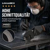 Premium Diamanttrennscheibe 125 mm Fliesen Keramik Granit X-Mesh Turbo schnittverlauf