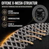 Premium Diamanttrennscheibe 125 mm Fliesen Keramik Granit X-Mesh Turbo struktur