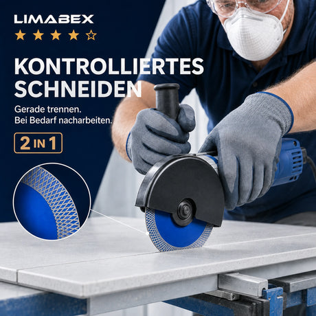 Diamanttrennscheibe 125 mm Fliesen Keramik Naturstein X-Mesh Turbo 22,23 mm