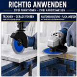 Diamanttrennscheibe 125 mm Fliesen Keramik Naturstein X-Mesh Turbo 22,23 mm anwendung
