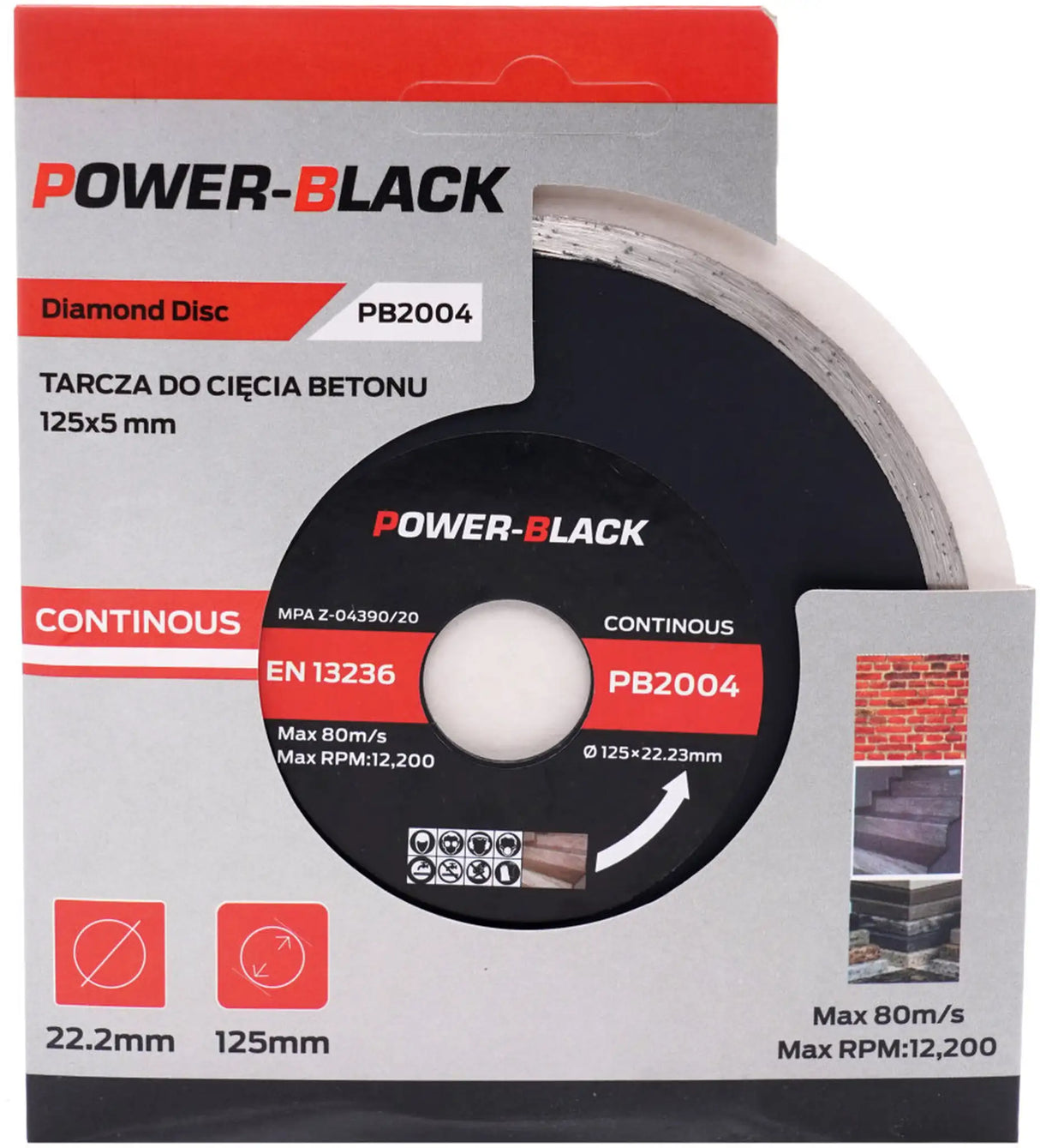 Diamond cutting disc 125 mm concrete diamond cutting discs stone universal