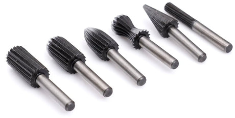 Frässtifte 6 tlg Metall Alu Schlichtfräser 6mm Fräsersatz Fräsbohrer Metall