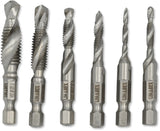 Gewindebohrer Satz 6-tlg. M3–M10 HSS für Bohrmaschine 54 - 58 mm