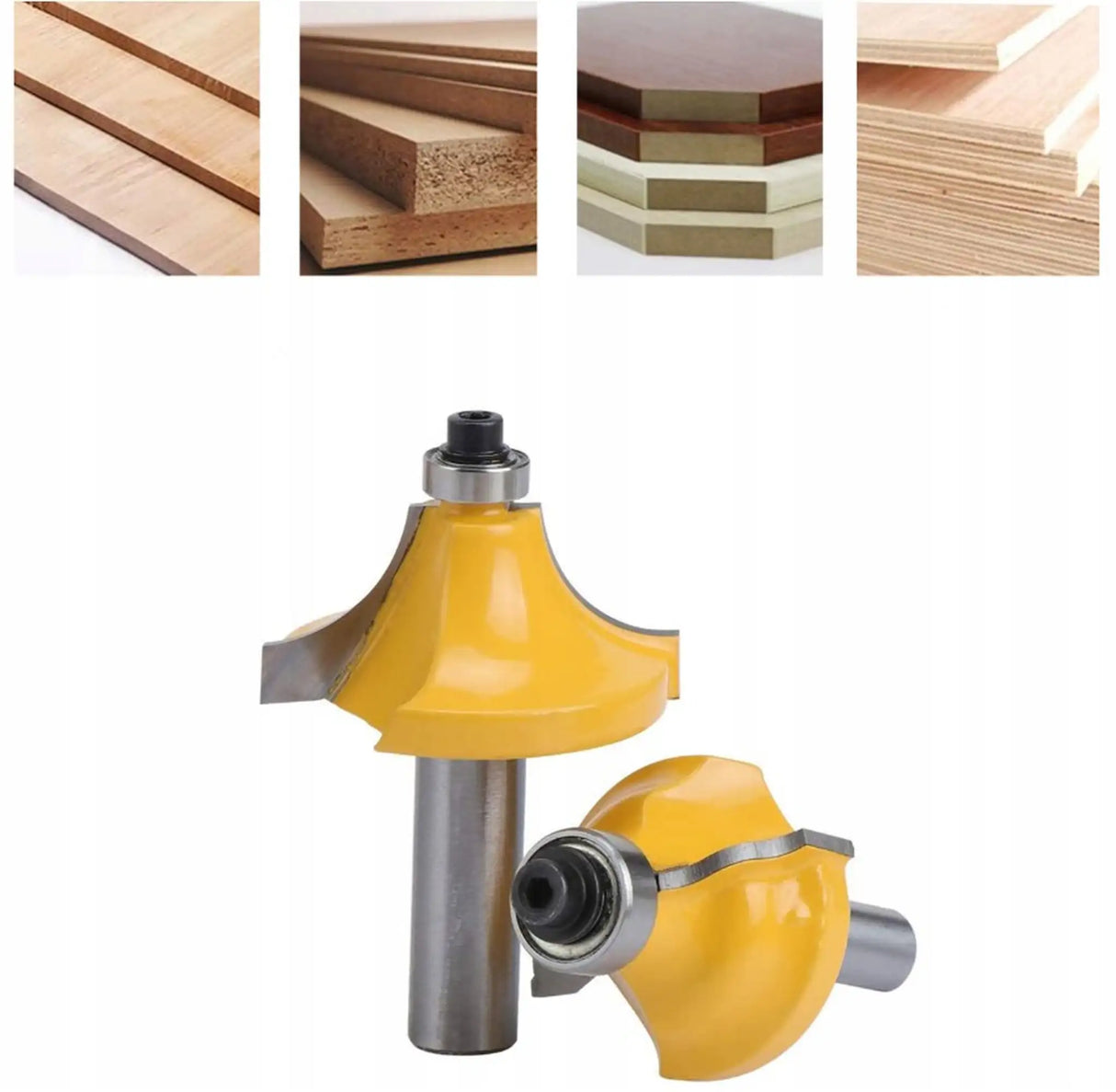 Fräsersatz Holz Oberfräse Holzfräser 35 Tlg. Fräser 8mm Nutfräser Abrundfräser