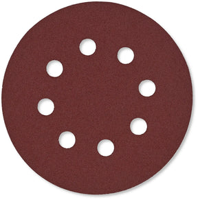 Exzenter-Schleifscheiben 125 mm Klett mit 8 Loch Holz Metall Stahl