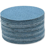 Exzenter Schleifscheiben 125 mm P40 Klett ohne Loch Metall Stahl und Edelstahl (INOX)