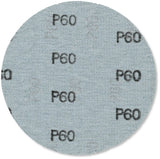 Exzenter Schleifscheiben 125 mm P60 Klett ohne Loch für Metall Stahl Edelstahl (INOX)