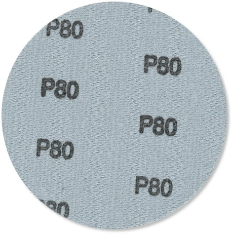 Exzenter Schleifscheiben 125 mm P80 Klett ohne Loch für Metall Stahl und Edelstahl