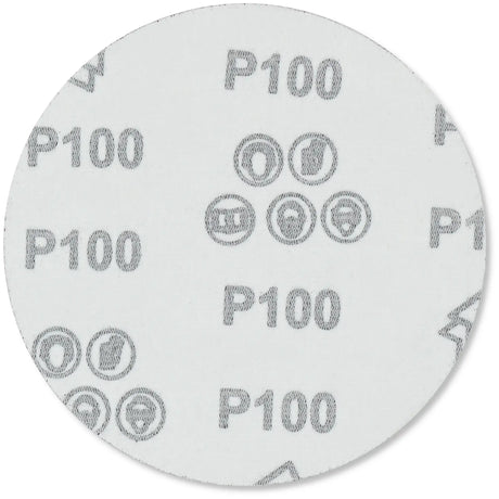 Exzenter-Schleifscheiben P100 Klett ohne Loch Metall Holz Stahl