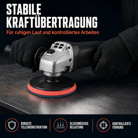 Klett Schleifteller  Bohrmaschine Winkelschleifer Stützteller M14 Adapter stabil