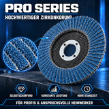 Fächerscheiben 125 mm Metall Stahl Edelstahl INOX Lamellenscheiben PRO