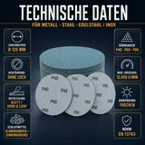 PRO Klett Schleifscheiben 125 Ohne Loch Metall Stahl Edelstahl Zirkon daten