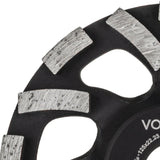 Diamantschleiftopf 125 Premium Wechselsegmente Beton Estrich Stein Betonschleifer PRO