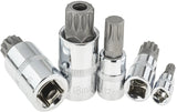 Steckschlüssel Innenvielzahn 1/4" 3/8" 1/2" Nüsse M4 - M18 Stecknuss Set