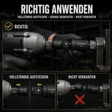 Schlagschrauber Impact Adapter Set anwendung
