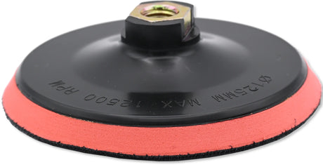 Schleifteller 125 mm Klett mit Adapter M14 Stützteller für Winkelschleifer