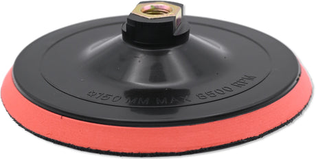 Schleifteller 150 mm Klett mit Adapter M14 Stützteller für Winkelschleifer 