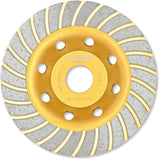 Diamantschleiftopf 125 mm Turbo Topfscheibe Beton Granit Stein Estrich