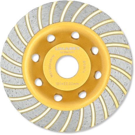 Diamantschleiftopf 125 mm Turbo Topfscheibe Beton Granit Stein Estrich