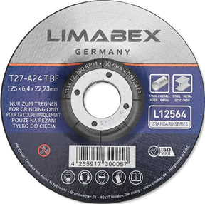 Schruppscheiben 125 x 6.4 mm Metall Stahl Edelstahl INOX Schleifscheiben