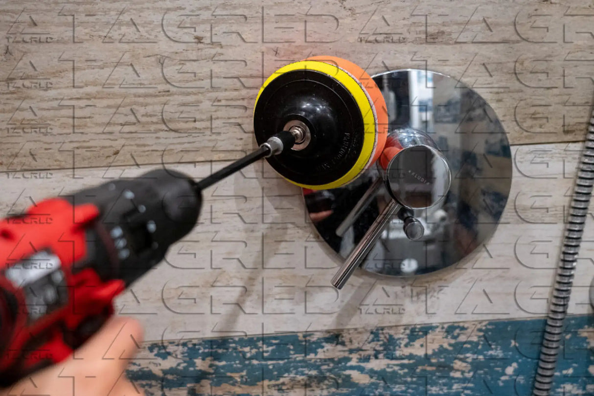 Coarse cleaning discs 100 mm cleaning fleece Stripclean grinding disc for drill