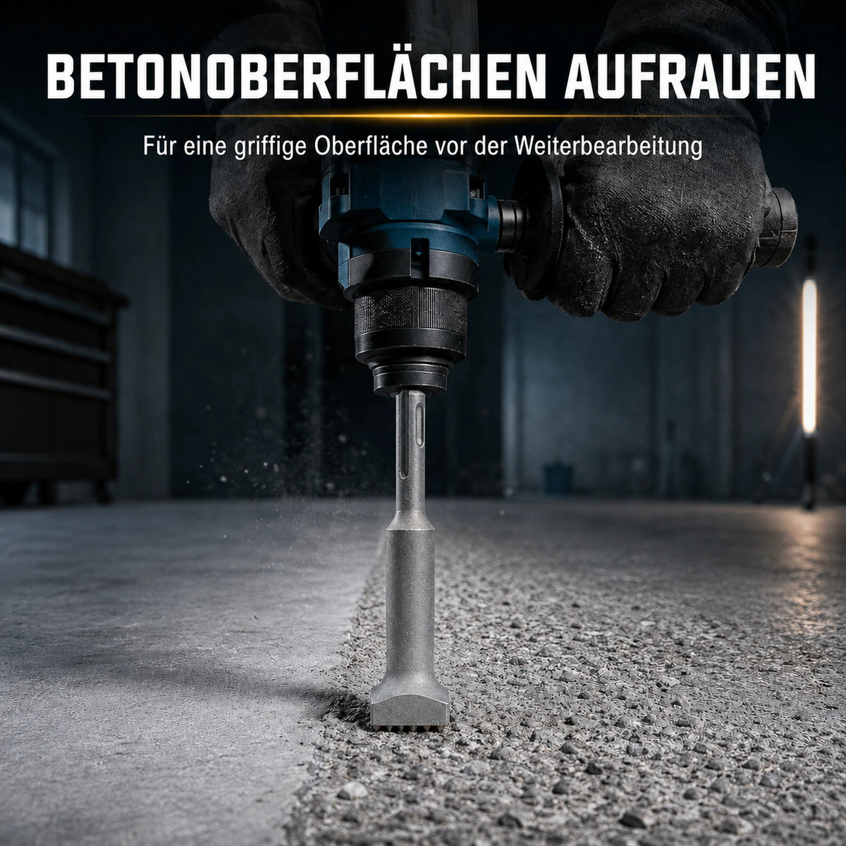 Stockermeißel SDS Plus 32 x 153 mm Beton Estrich Putz Mörtel Fliesenkleber aufrauen
