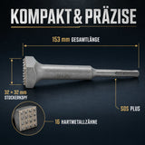 Stockermeißel SDS Plus 32 x 153 mm Beton Estrich Putz Mörtel Fliesenkleber Komapkt