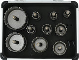 TCT Kreisschneider Satz 10-tlg. 16–60 mm Hartmetall Lochsägen Metall PRO Series