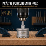 TCT Lochsäge Set PRO 22–65 mm für Metall Edelstahl Holz Aluminium Set präzise
