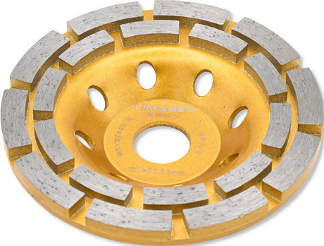 Diamantschleiftopf 125 mm doppelreihig Topfscheibe Beton Estrich