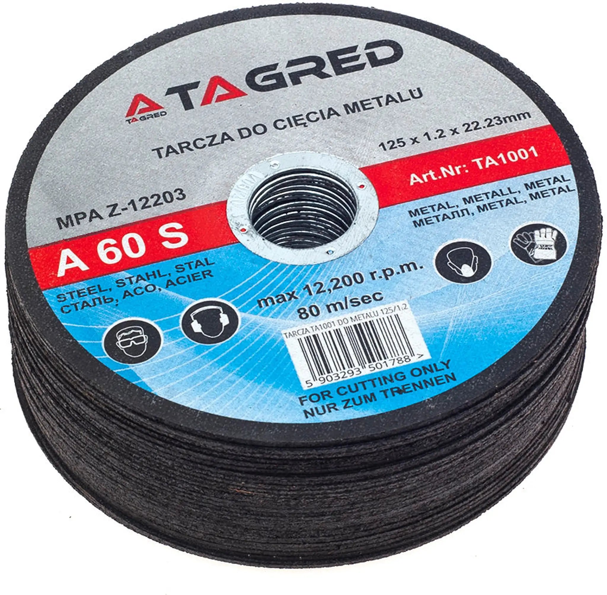 Trennscheiben 125 x 1.2 mm Metall Stahl Blech Edelstahl INOX