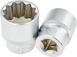 Steckschlüsselsatz 21-tlg. Vielzahn 1/2 Zoll – Spline-Nüsse CRV 8-36 mm für präzise Schraubverbindungen