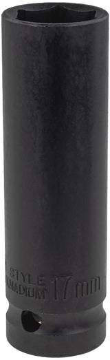 Kraft Schlagschraubernuss  1/2" Stecknuss Lang 8 - 41 mm  6-Kant CR-MO
